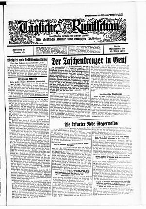 Tägliche Rundschau vom 30.04.1932