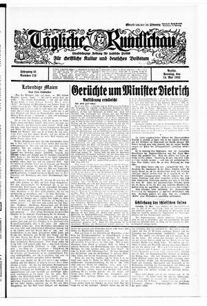 Tägliche Rundschau on May 15, 1932