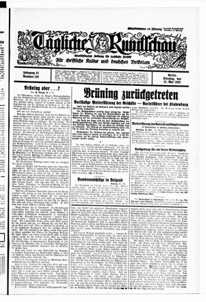 Tägliche Rundschau vom 31.05.1932
