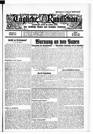 Tägliche Rundschau on Jun 28, 1932