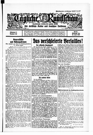 Tägliche Rundschau vom 29.06.1932