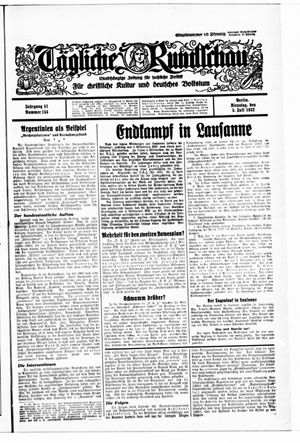Tägliche Rundschau vom 05.07.1932