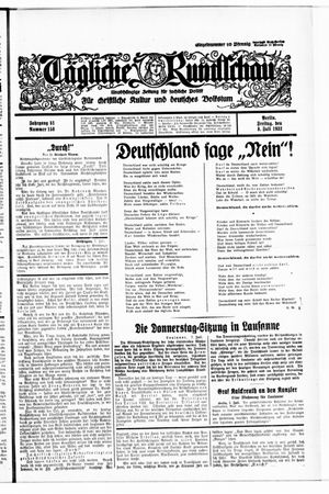 Tägliche Rundschau vom 08.07.1932
