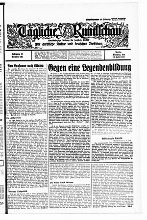 Tägliche Rundschau on Jul 12, 1932