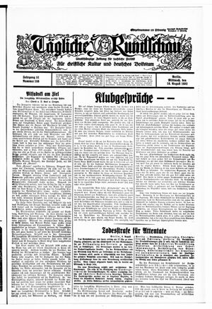 Tägliche Rundschau vom 10.08.1932