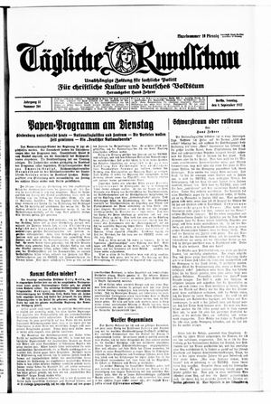 Tägliche Rundschau vom 04.09.1932