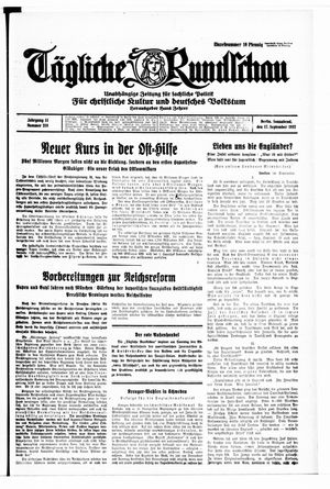 Tägliche Rundschau vom 17.09.1932