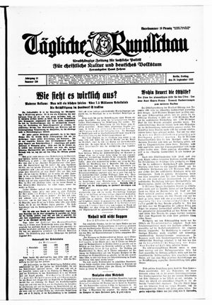 Tägliche Rundschau vom 30.09.1932