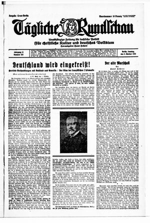 Tägliche Rundschau vom 02.10.1932