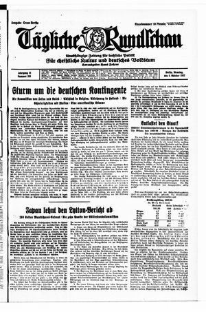 Tägliche Rundschau on Oct 4, 1932