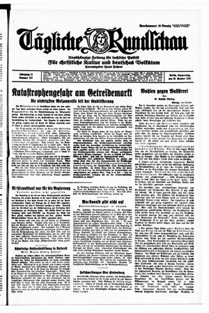 Tägliche Rundschau vom 20.10.1932