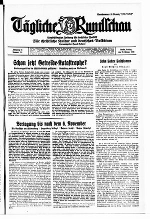 Tägliche Rundschau vom 28.10.1932
