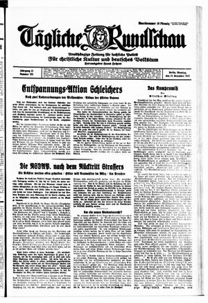 Tägliche Rundschau on Dec 13, 1932