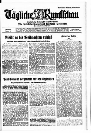 Tägliche Rundschau vom 18.12.1932