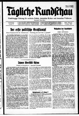 Tägliche Rundschau vom 04.01.1933
