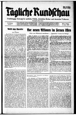 Tägliche Rundschau vom 08.01.1933