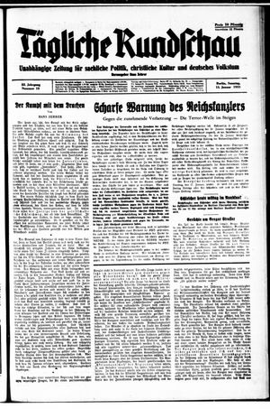 Tägliche Rundschau vom 15.01.1933