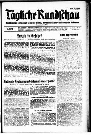 Tägliche Rundschau vom 11.03.1933