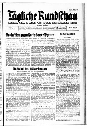 Tägliche Rundschau on May 3, 1933