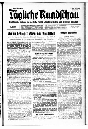 Tägliche Rundschau vom 28.05.1933