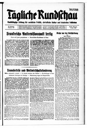 Tägliche Rundschau vom 07.06.1933