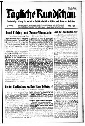 Tägliche Rundschau on Jun 23, 1933