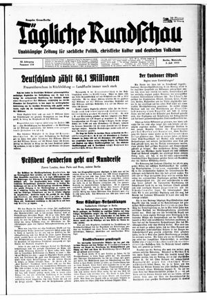 Tägliche Rundschau vom 05.07.1933