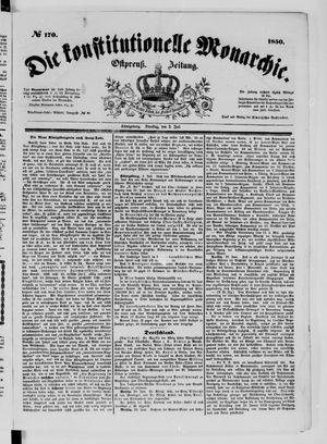 Die konstitutionelle Monarchie vom 02.07.1850