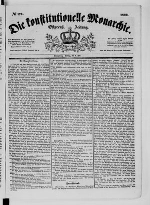 Die konstitutionelle Monarchie vom 05.07.1850