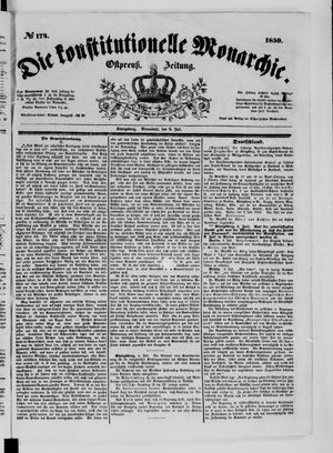 Die konstitutionelle Monarchie vom 06.07.1850