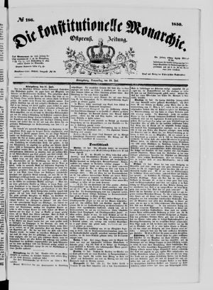 Die konstitutionelle Monarchie on Jul 18, 1850