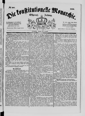 Die konstitutionelle Monarchie on Aug 2, 1850