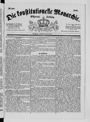Die konstitutionelle Monarchie on Aug 8, 1850