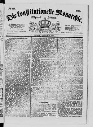 Die konstitutionelle Monarchie on Aug 25, 1850