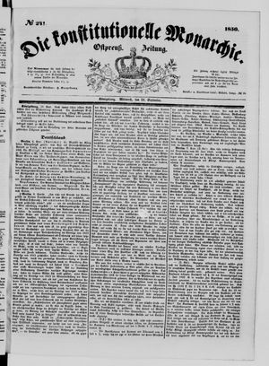 Die konstitutionelle Monarchie on Sep 11, 1850