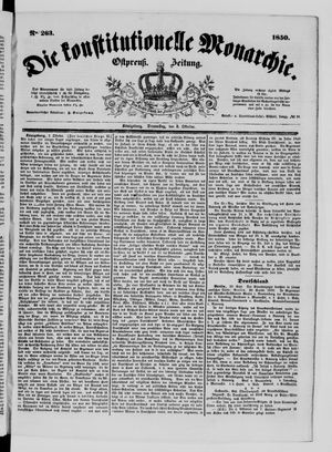 Die konstitutionelle Monarchie on Oct 3, 1850