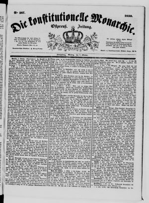 Die konstitutionelle Monarchie on Oct 7, 1850