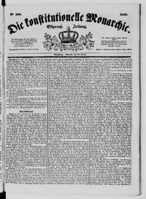 Die konstitutionelle Monarchie on Oct 30, 1850