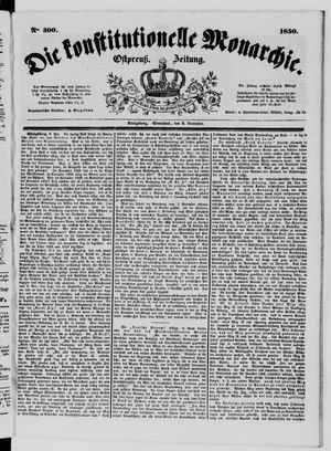 Die konstitutionelle Monarchie on Nov 9, 1850