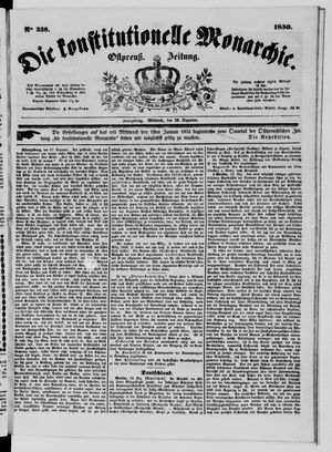 Die konstitutionelle Monarchie vom 18.12.1850