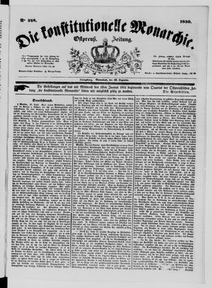 Die konstitutionelle Monarchie on Dec 28, 1850