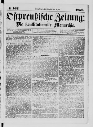 Ostpreußische Zeitung vom 08.07.1851