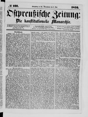 Ostpreußische Zeitung vom 08.05.1852