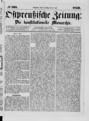 Ostpreußische Zeitung vom 13.07.1852