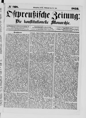 Ostpreußische Zeitung vom 21.07.1852