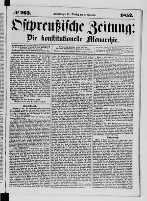 Ostpreußische Zeitung on Nov 9, 1852
