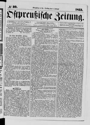Ostpreußische Zeitung on Feb 8, 1853