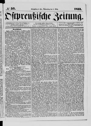 Ostpreußische Zeitung vom 03.03.1853