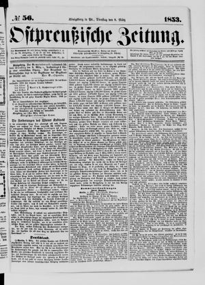 Ostpreußische Zeitung vom 08.03.1853