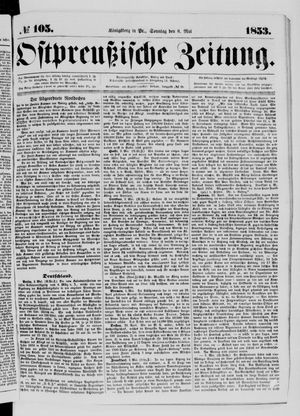 Ostpreußische Zeitung vom 08.05.1853